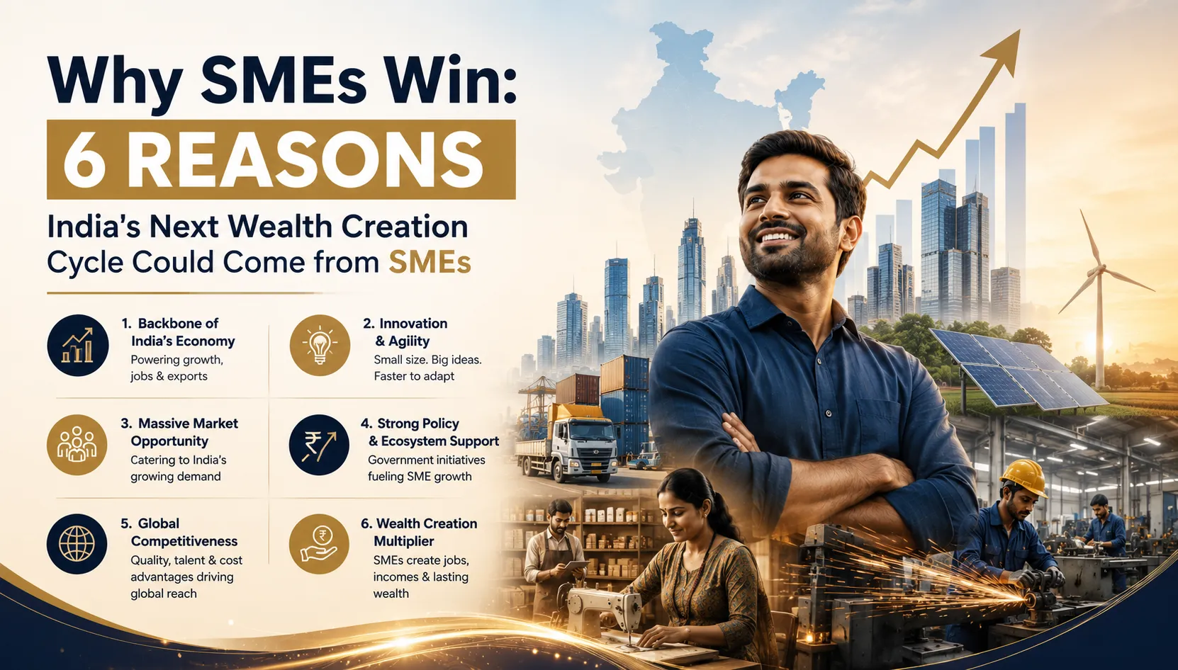 Why SMEs Win: 6 Reasons India’s Next Wealth Creation Cycle Could Come from SMEs